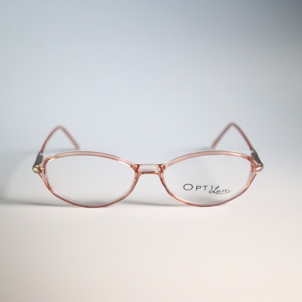 OptiLux 5843 C3 51-15/16\ 135 rose nude brown round eyeglasses frames N7